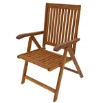 Zahradní křeslo polohovatelné WELLINGTON I skládací spolstrem