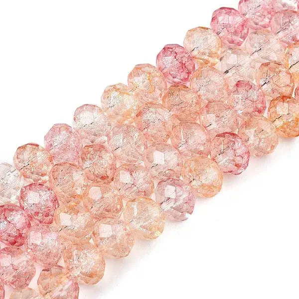 Transparent Glass Beads Strands