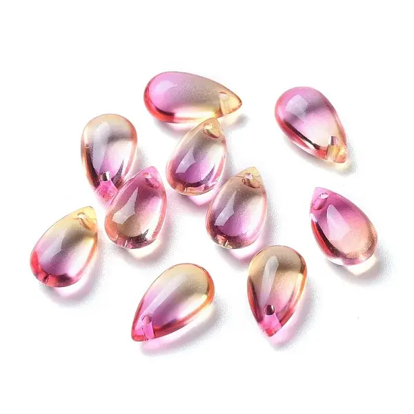 Transparent Glass Charms