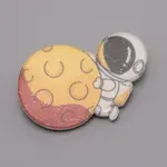 Astronaut with Planet Star Acrylic Brooch for Backpack Clothes