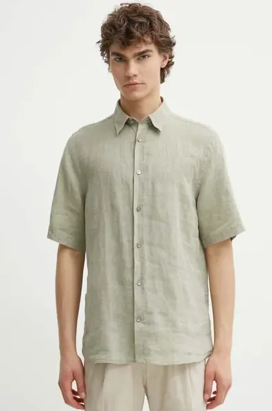 Lněná košile Tiger Of Sweden Spenser