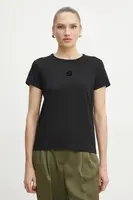 Bavlněné tričko BOSS černá barva, 50534800