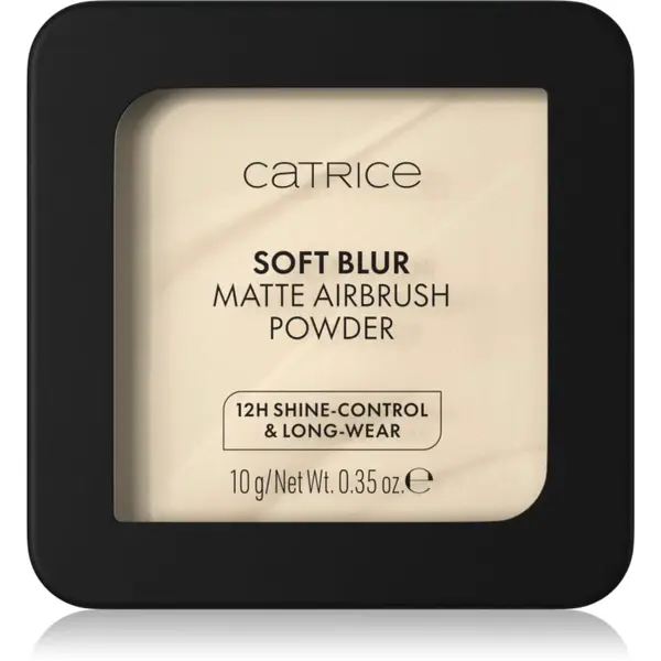 Catrice Soft Blur Matte Airbrush Powder zmatňující fixační pudr odstín 002W 10 g