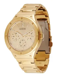 GUESS Analógové hodinky  zlatá