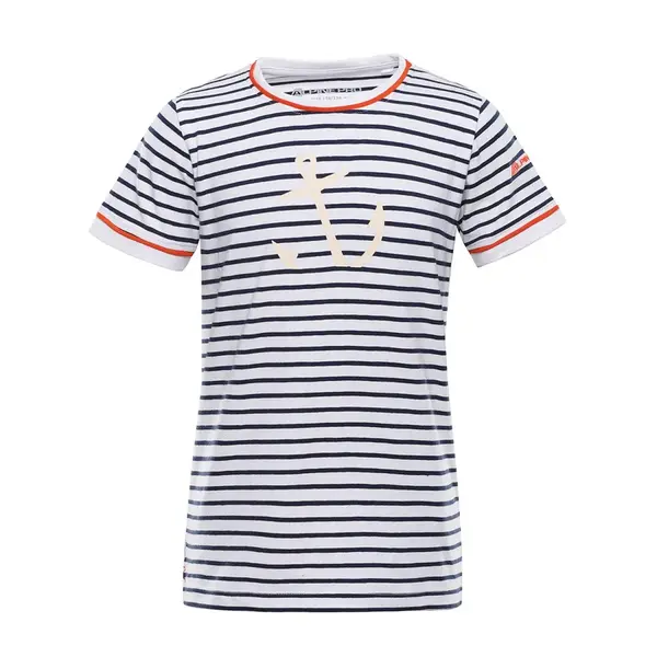 Dětské bavlněné triko s měnícím se potiskem alpine pro namoro modrá 116-122