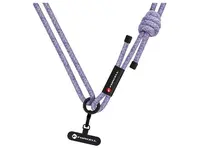 Crossbody šňůrka FORCELL F-Design S10X165 Purple - nastavitelná