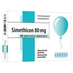 GENERICA Simethicon 80 mg 50 mäkkých kapsúl