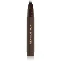 Revolution Instant Brow Hair fix na obočí odstín Dark Brown 1.8 ml