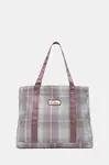 Kabelka Quiksilver Plaid Winter Bag růžová barva, EQYBT03036