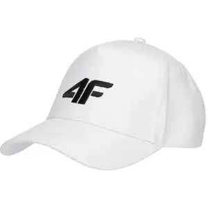 4F BASEBALL CAP Pánská kšiltovka, bílá, velikost