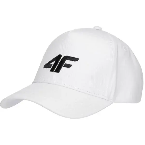4F BASEBALL CAP Pánská kšiltovka, bílá, velikost