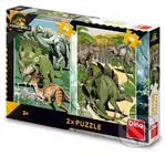Puzzle Jurský svět (24+48 dílků) - puzzle z kategorie Maxi dílky