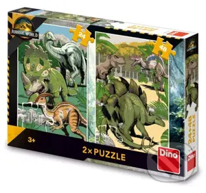 Puzzle Jurský svět (24+48 dílků) - puzzle z kategorie Maxi dílky