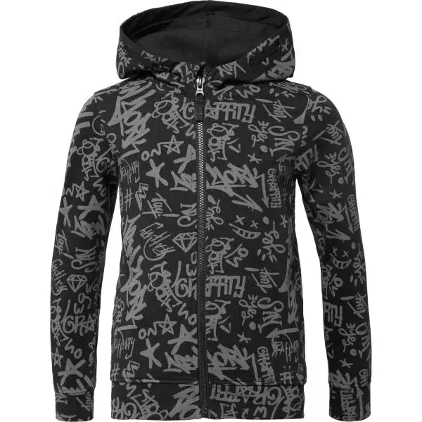 LOAP DON Chlapecká mikina, černá, velikost 122-128