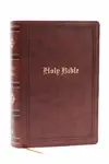KJV Holy Bible: Personal Size Giant Print, Brown Leathersoft, Red Letter, Comfort Print: King James Version - Thomas Nelson