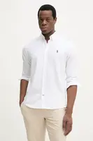 Bavlněná košile U.S. Polo Assn. PEACHED OXFORD LS