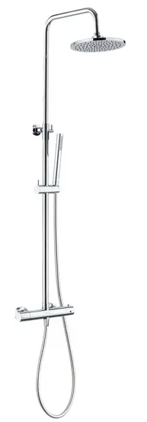 kielle Oudee - Sprchový set s termostatom, 20 cm, 1 prúd, chróm 20602040E