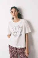 Bavlněné pyžamové tričko women'secret