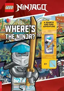 LEGOÂ® NINJAGOÂ®: Whereâ€™s the Ninja? A Search and Find Adventure (with Zane minifigure) - Buster Books, LEGOÂ®