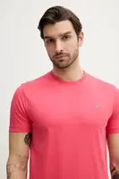 Bavlněné tričko Gant růžová barva