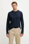 Bavlněné tričko s dlouhým rukávem Calvin Klein