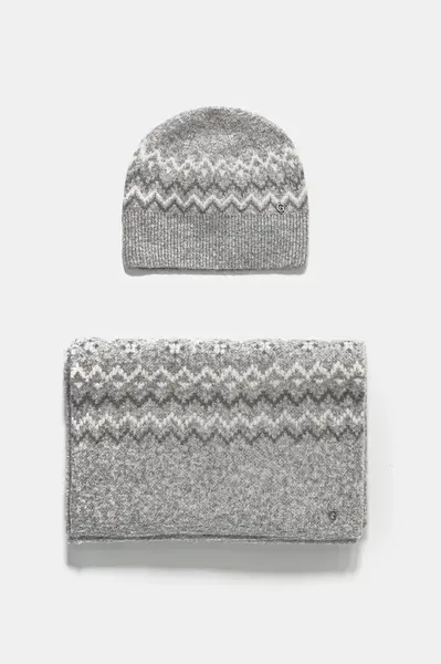 Vlněná čepice a šála Guess