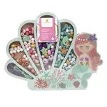 Sycomore Dřevěné pastelové korálky - Mořská panna, 400 ks