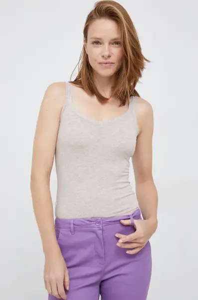 Top United Colors of Benetton dámský, béžová barva