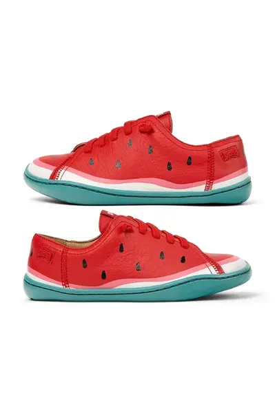 Dětské kožené polobotky Camper Peu Cami Kids TWS