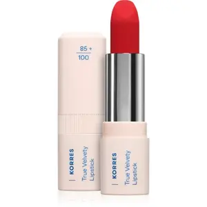 Korres True Velvety Lipstick krémový rúž so saténovým finišom odtieň Vivid Red 3 g