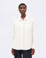 Armedangels Loose Poplin Shirt Blouse 188 white S