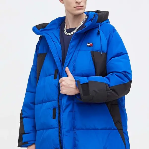 Bunda Tommy Jeans pánská, zimní, oversize