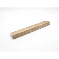 Lišta ukončovacia "L" Havos dub hikora matný, hliník dĺžka 270 cm, výška hrany 10 mm, ALDH10270