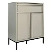 Xora KOMODA, černá, světle šedá, 80/101/40 cm