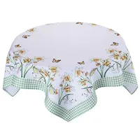 Středový ubrus s potiskem NARCISKY 85 x 85 cm