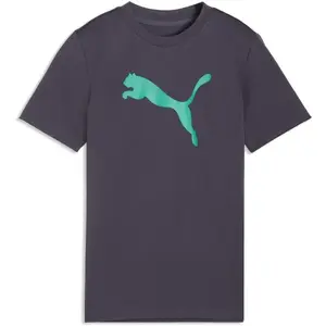 Puma TAD ESSENTIALS CAT LOGO TEE B Chlapčenské športové tričko, tmavo sivá, veľkosť