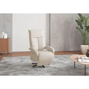 Sit & More KŘESLO, textil, krémová