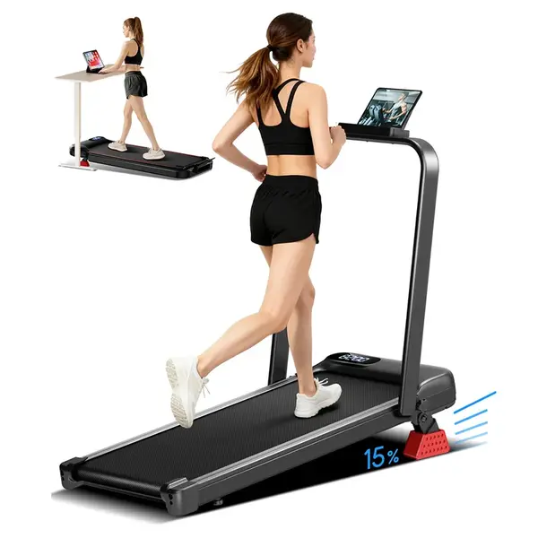 ROBORE U18F Foldable Treadmill with 15% Incline