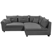 Livetastic ROHOVÁ SEDAČKA, textil, antracitová