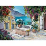 Euroart MALBA NA PLÁTNĚ, architektura, pláž a moře, 30/40 cm