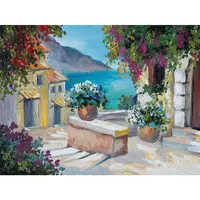 Euroart MALBA NA PLÁTNĚ, architektura, pláž a moře, 30/40 cm