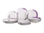 Sada jídelní BANQUET Lavender - rozbaleno - JEN 4x dezertní talíř a 5x mělký talíř