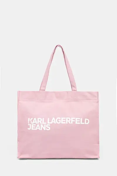 Bavlněná kabelka Karl Lagerfeld Jeans