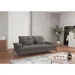 Sit & More TŘÍMÍSTNÁ POHOVKA, textil, barvy grafitu