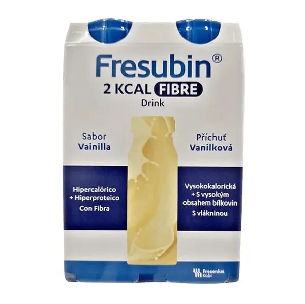 FRESUBIN 2kcal Fibre drink vanilka 4 x 200 ml