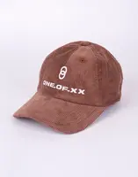 ONE OF XX Cap 4 brown courduroy