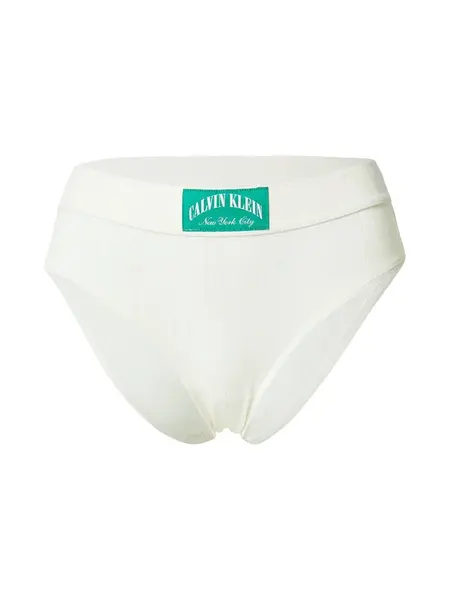 Calvin Klein Underwear Nohavičky  zelená / biela