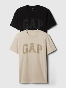 GAP bavlněné triko s logem, 2 ks - Pánské