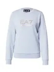 EA7 Emporio Armani Mikina 'Evolution'  svetlomodrá / zlatá