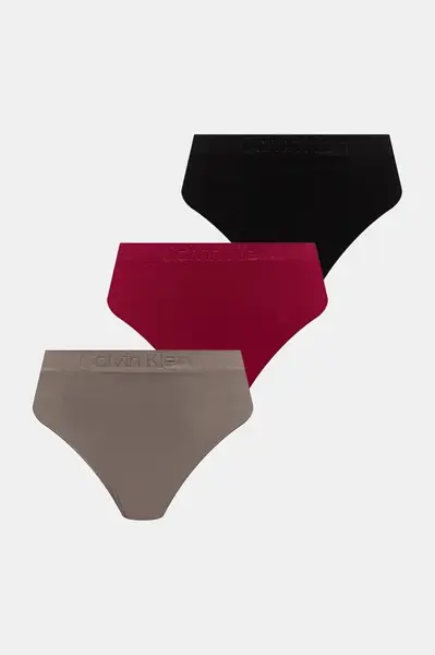 Calvin Klein Underwear tanga dámské 3-pack